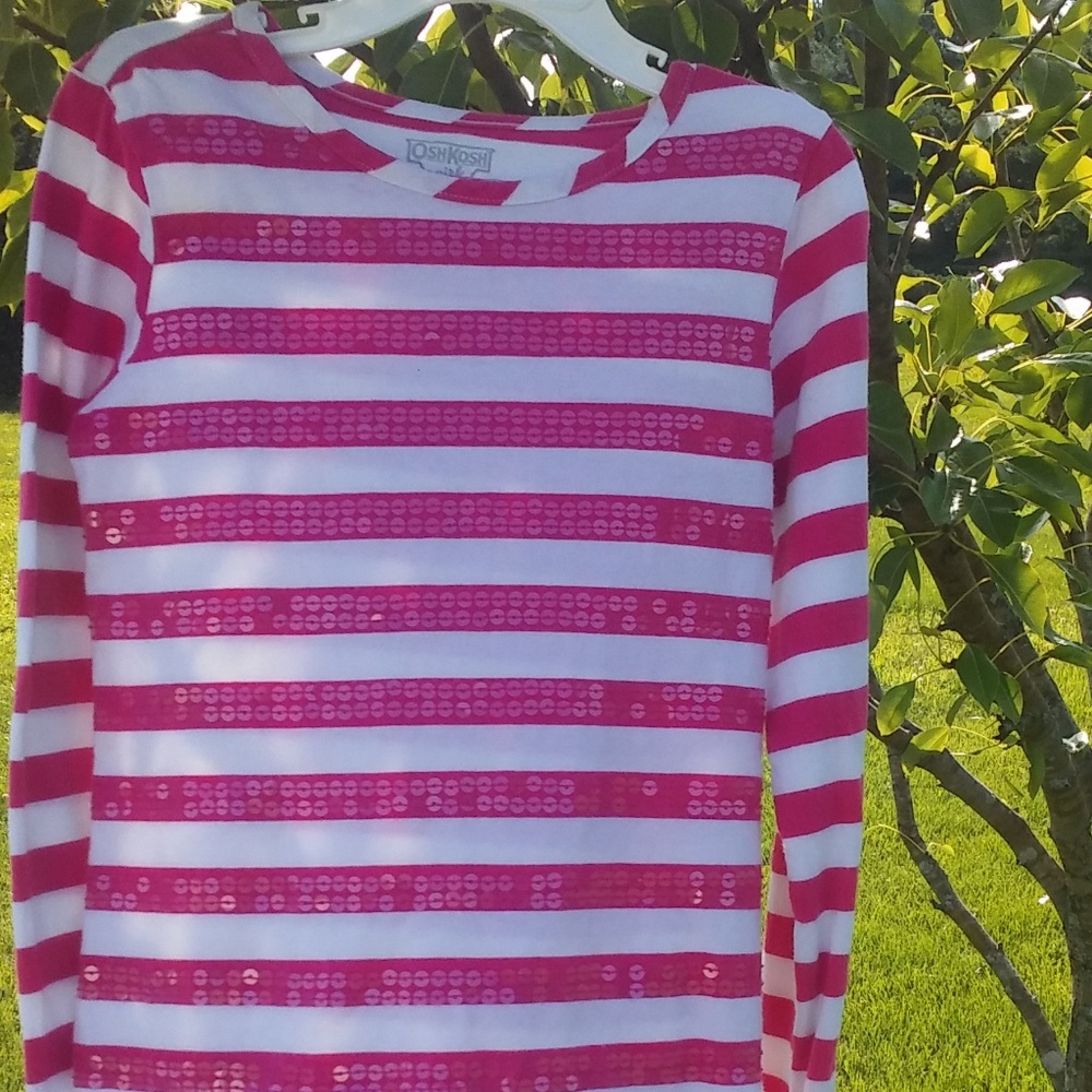 💜OshKosh Girls' Long-Sleeve Tee
